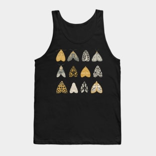 Moth cottagecore, fairycore and goblincore insect moon child Tank Top